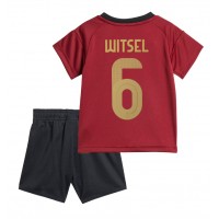 Maglia Calcio Belgio Axel Witsel #6 Prima Divisa Bambino Europei 2024 Manica Corta (+ pantaloncini)